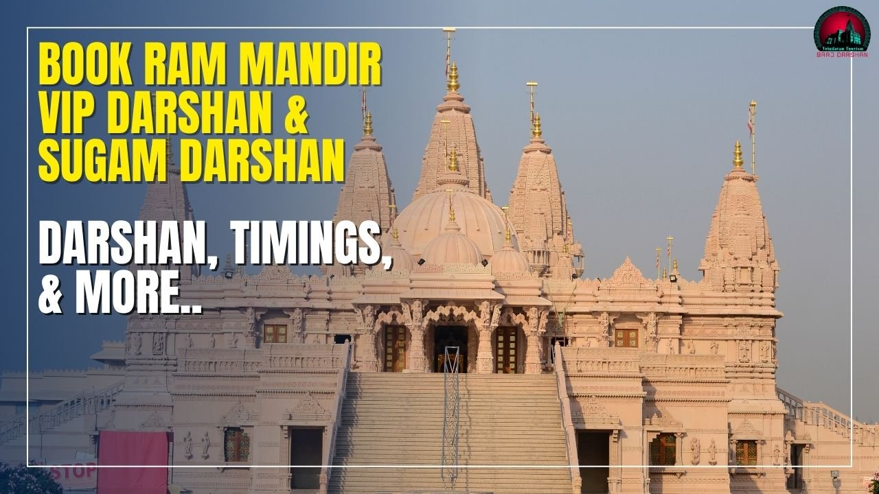 Book Ram Mandir Sugam Darshan/VIP Darshan in Simple Steps